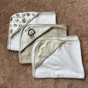 Hooded Towel Set (set of 3)
